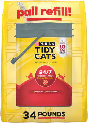 Tidy Cats 24/7 Performance Odor Control Scented Clumping Cat Litter, 35-lb pail