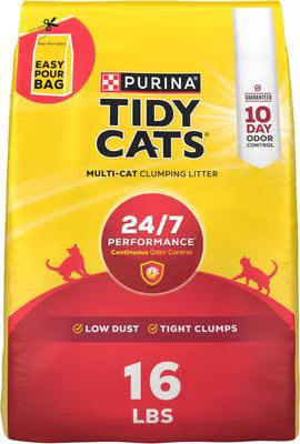 Tidy Cats 24/7 Performance Odor Control Scented Clumping Cat Litter, 35-lb pail