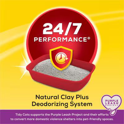 Tidy Cats 24/7 Performance Odor Control Scented Clumping Cat Litter, 35-lb pail