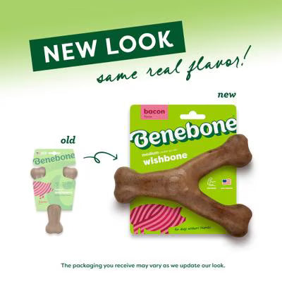 Bacon Wishbone Dog Chew Toy