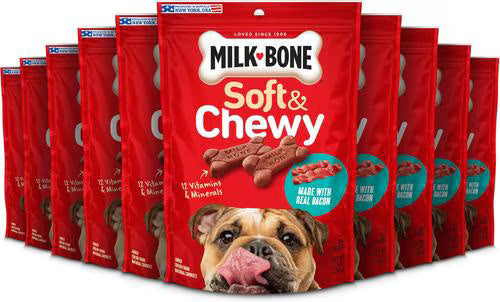 Milk-Bone Soft & Chewy Real Beef & Filet Mignon Dog Treats,