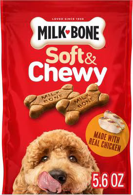 Milk-Bone Soft & Chewy Real Beef & Filet Mignon Dog Treats,