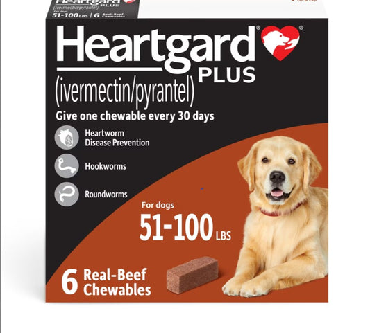 Heartgard Plus Chew for Dogs,