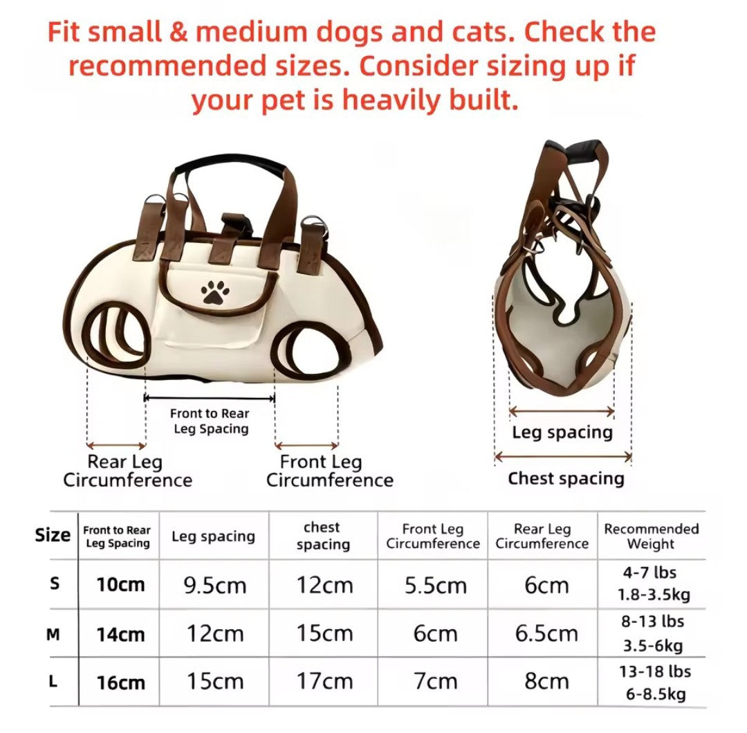3-in-1 Breathable Pet Backpack
