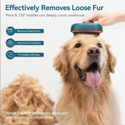 aumuca Self Cleaning Slicker Brush Purple