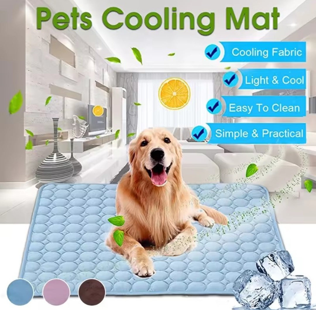 Pet Cooling Mat Brown