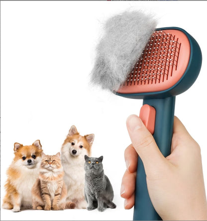 aumuca Self Cleaning Slicker Brush Purple