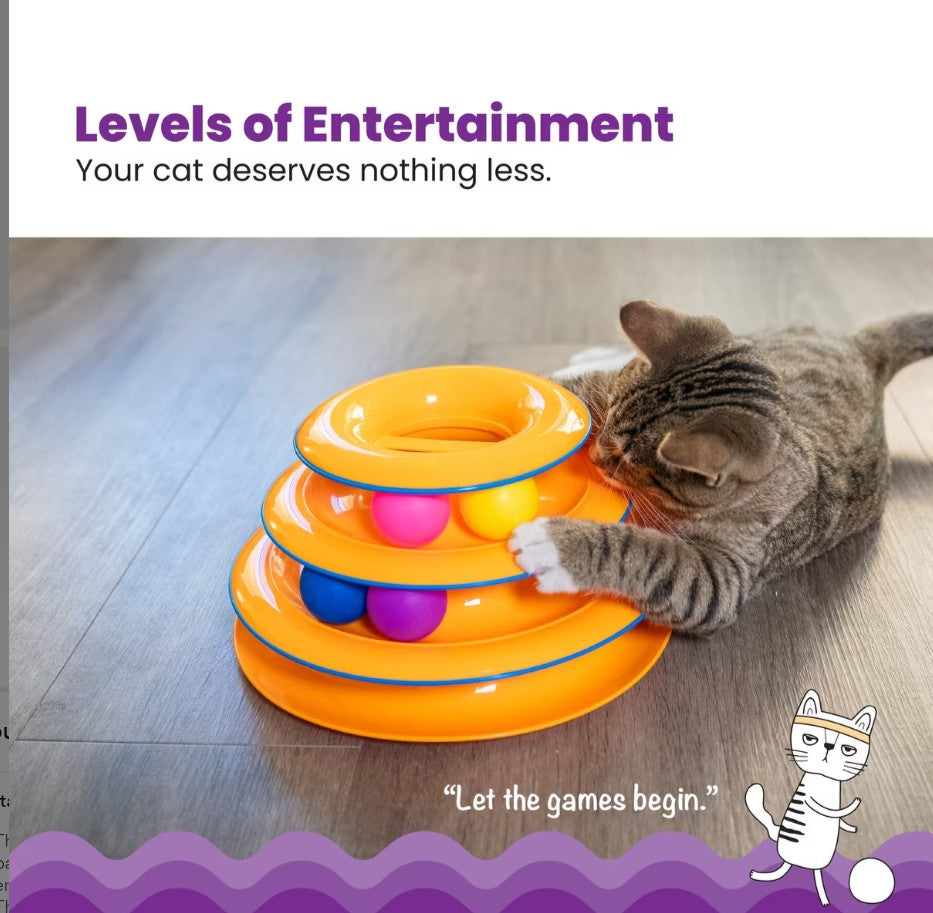 Catstages Chase Meowtain Track Cat Toy