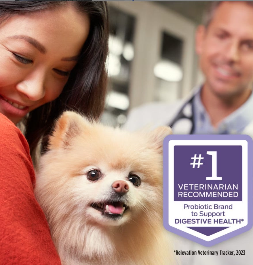 Purina Pro Plan Veterinary Diets FortiFlora Powder Probiotic Digestive Supplement for Dogs, 30 count