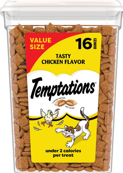 Temptations Classic Blissful Catnip Flavor Soft & Crunchy Cat Treats,