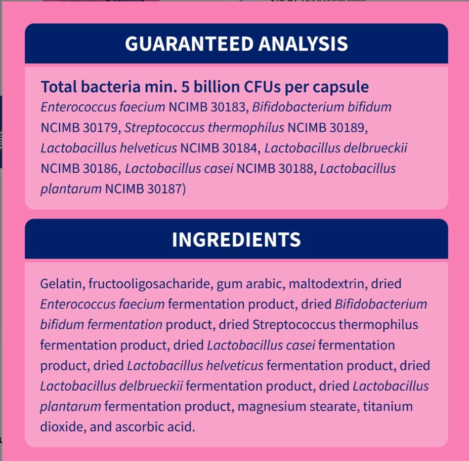 Nutramax Proviable Probiotics & Prebiotics Digestive Health Supplement for Dogs & Cats, 80 count