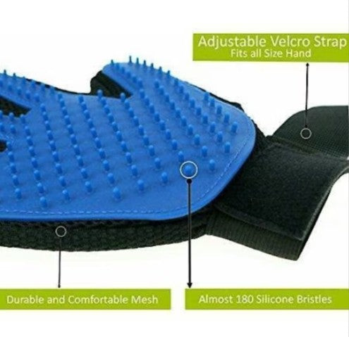 Mr. Peanut's Hand Gloves Dog & Cat Grooming & Deshedding Aid, 2 count