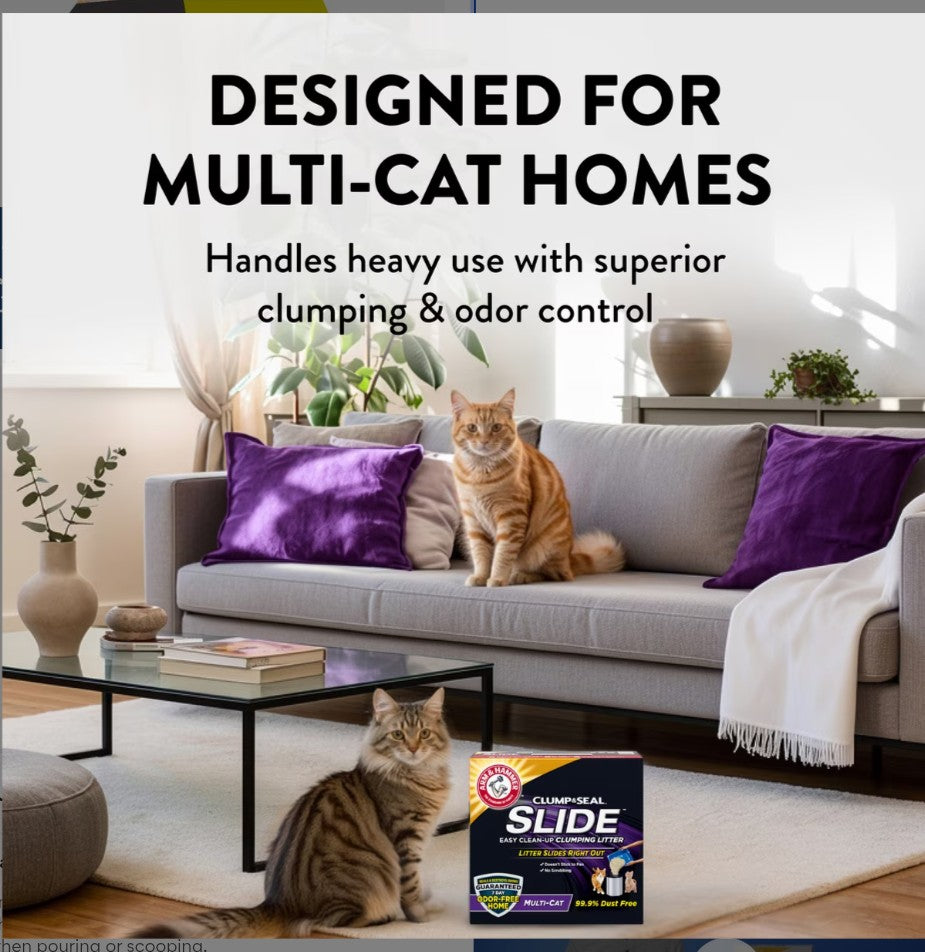 Arm & Hammer Litter Slide Clumping Cat Litter