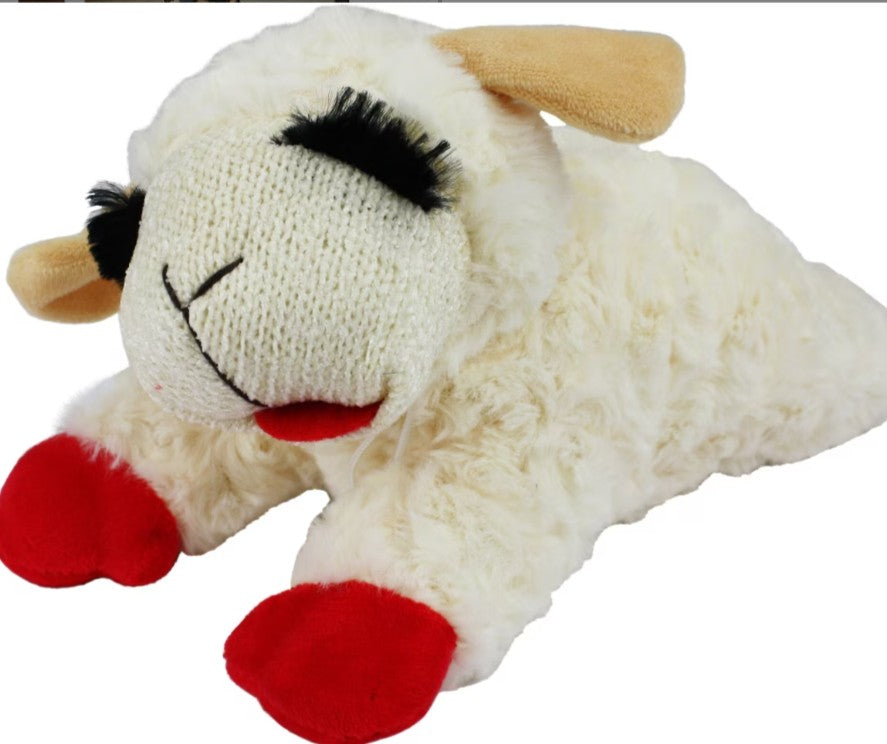 Multipet Lamb Chop Plush Dog Toy