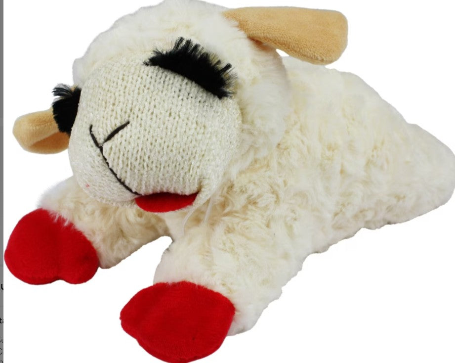 Multipet Lamb Chop Plush Dog Toy
