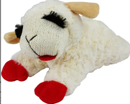 Multipet Lamb Chop Plush Dog Toy