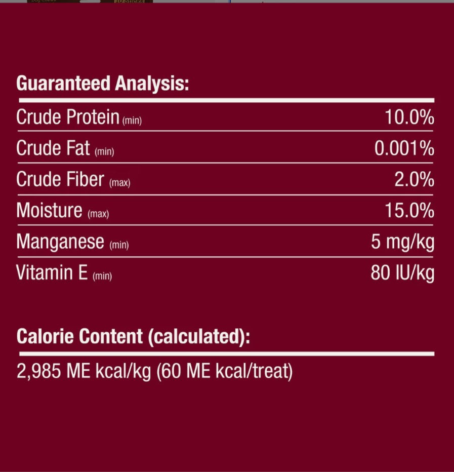 SmartBones SmartSticks Real Peanut Butter Hard Dog Chew Treats, 10 count