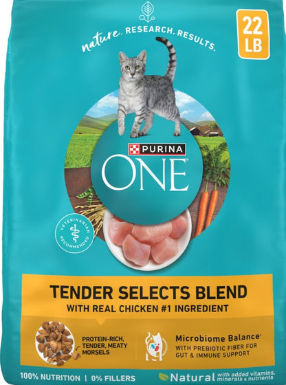 Purina ONE Tender Selects Blend with Real Chicken Natural Dry Cat Food