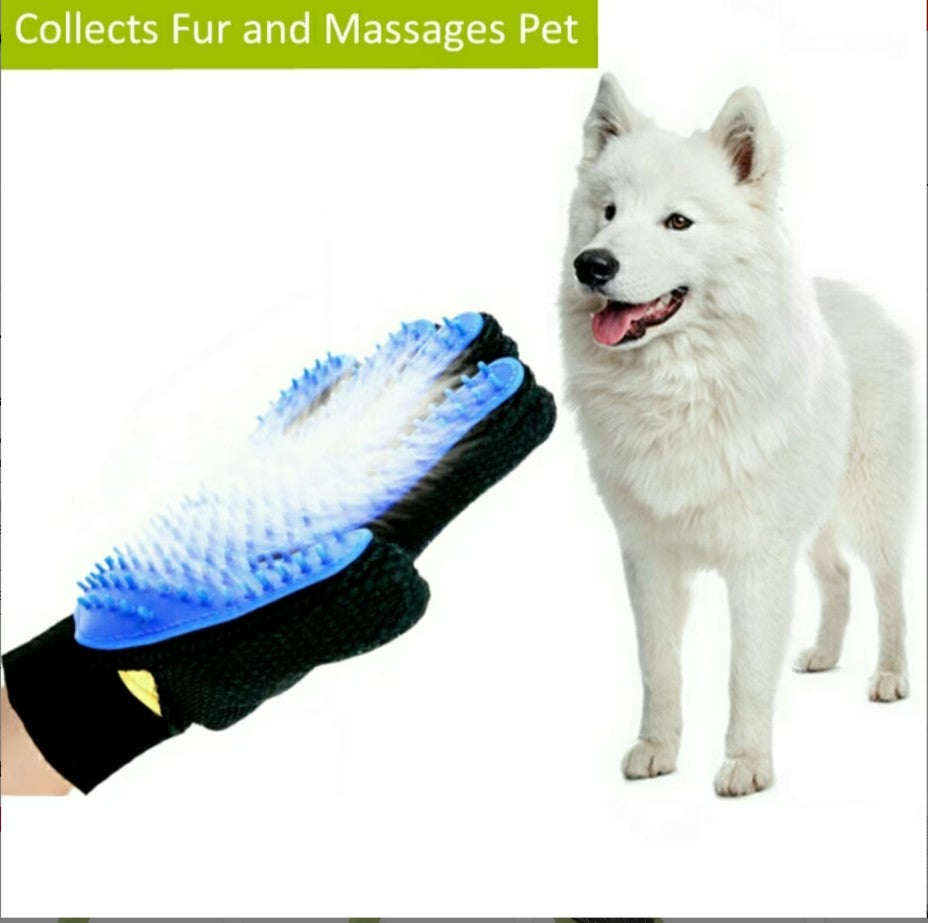 Mr. Peanut's Hand Gloves Dog & Cat Grooming & Deshedding Aid, 2 count