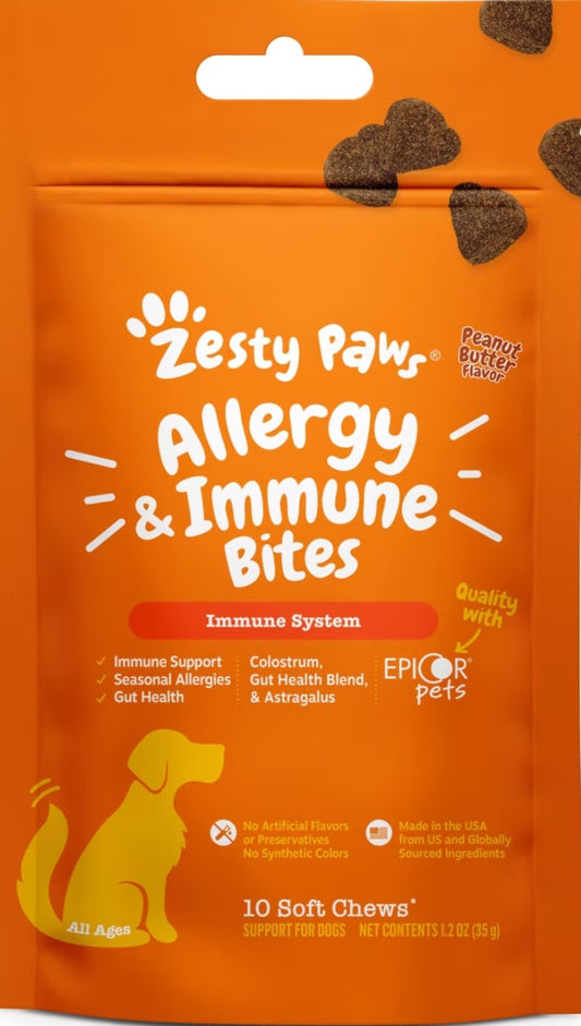 Zesty Paws Allergy Immune Bites